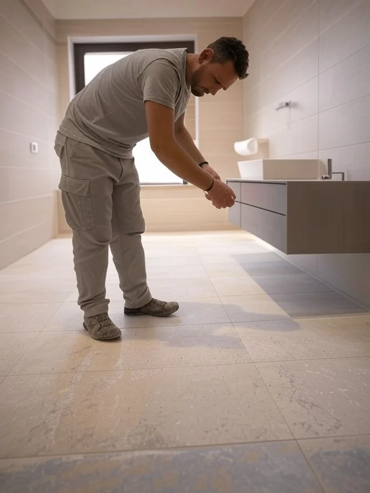 Badkamer renovatie — detail