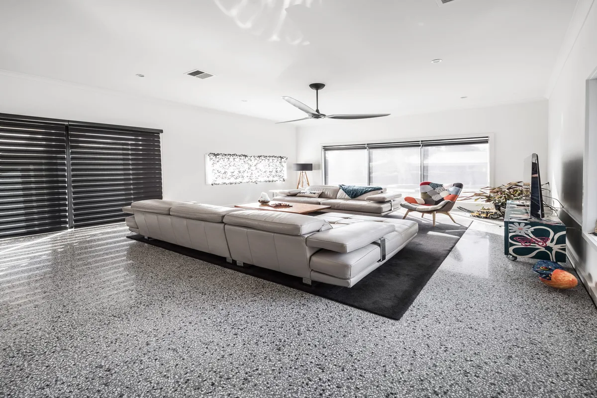 Gepolijste betonvloer