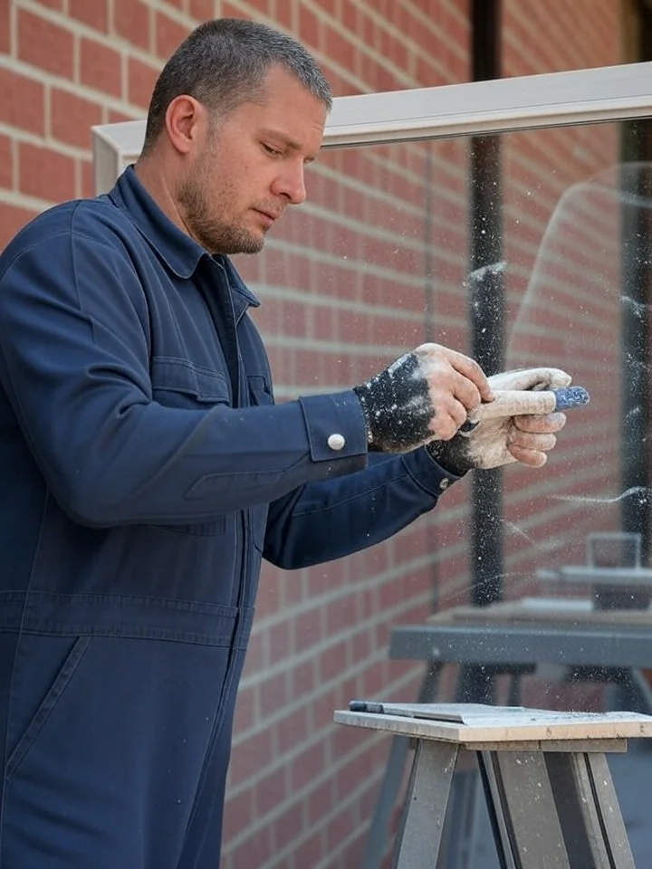 Garagepoort — detail