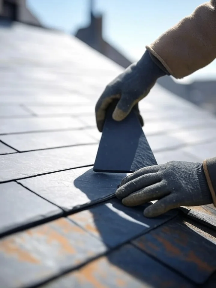 Dakgoten reinigen — detail