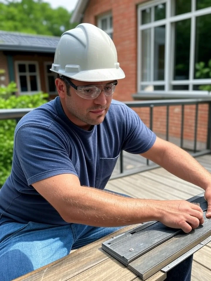 Terrasafdekking / overkapping — detail