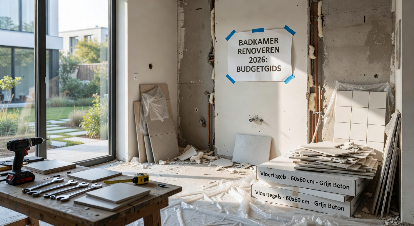 Badkamer renoveren 2026: budgetgids