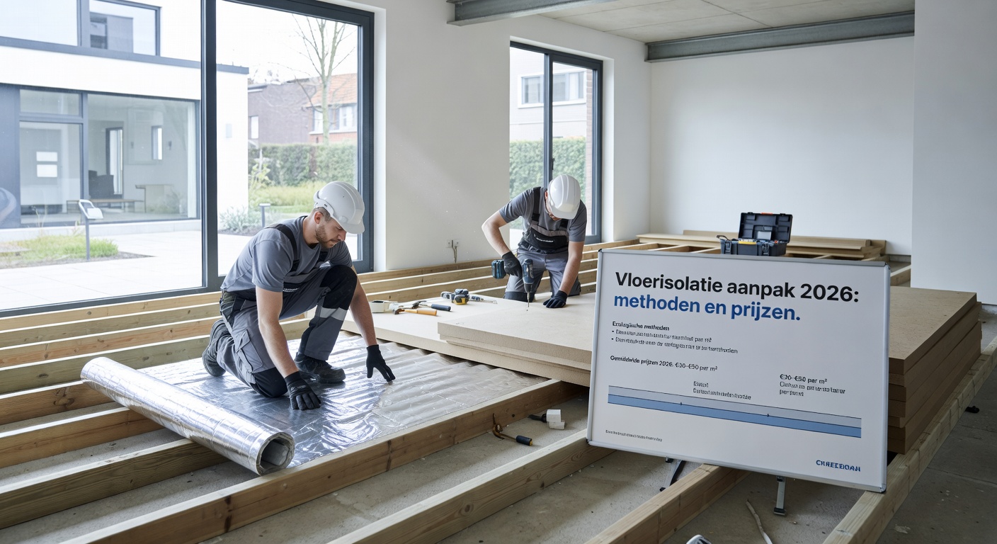 Vloerisolatie aanpak 2026: methoden en prijzen